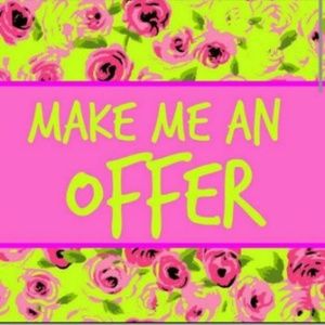 All offers welcomed!